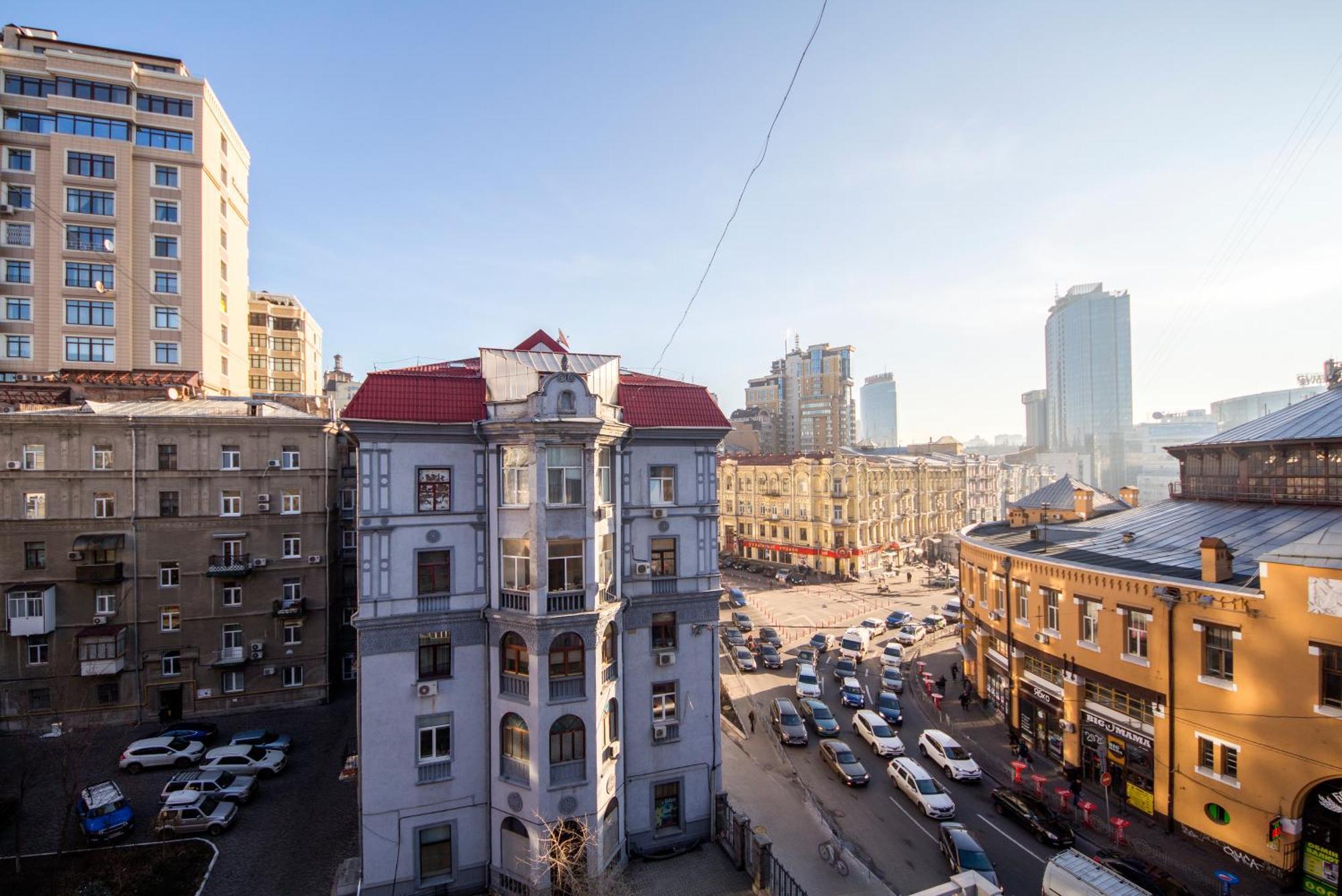 Apartments Near Parus Business Centre 基輔 外观 照片
